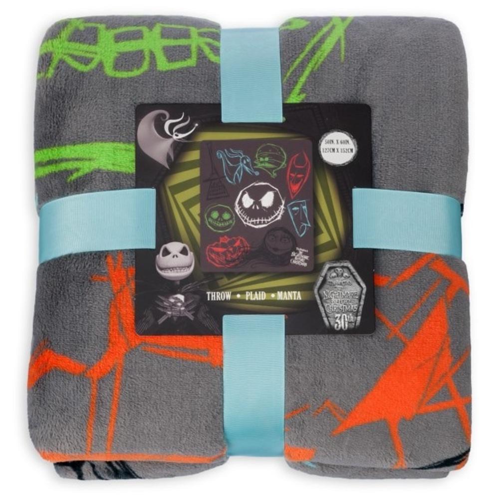 NEW The Nightmare Before Christmas 30th Anniversary Throw Blanket